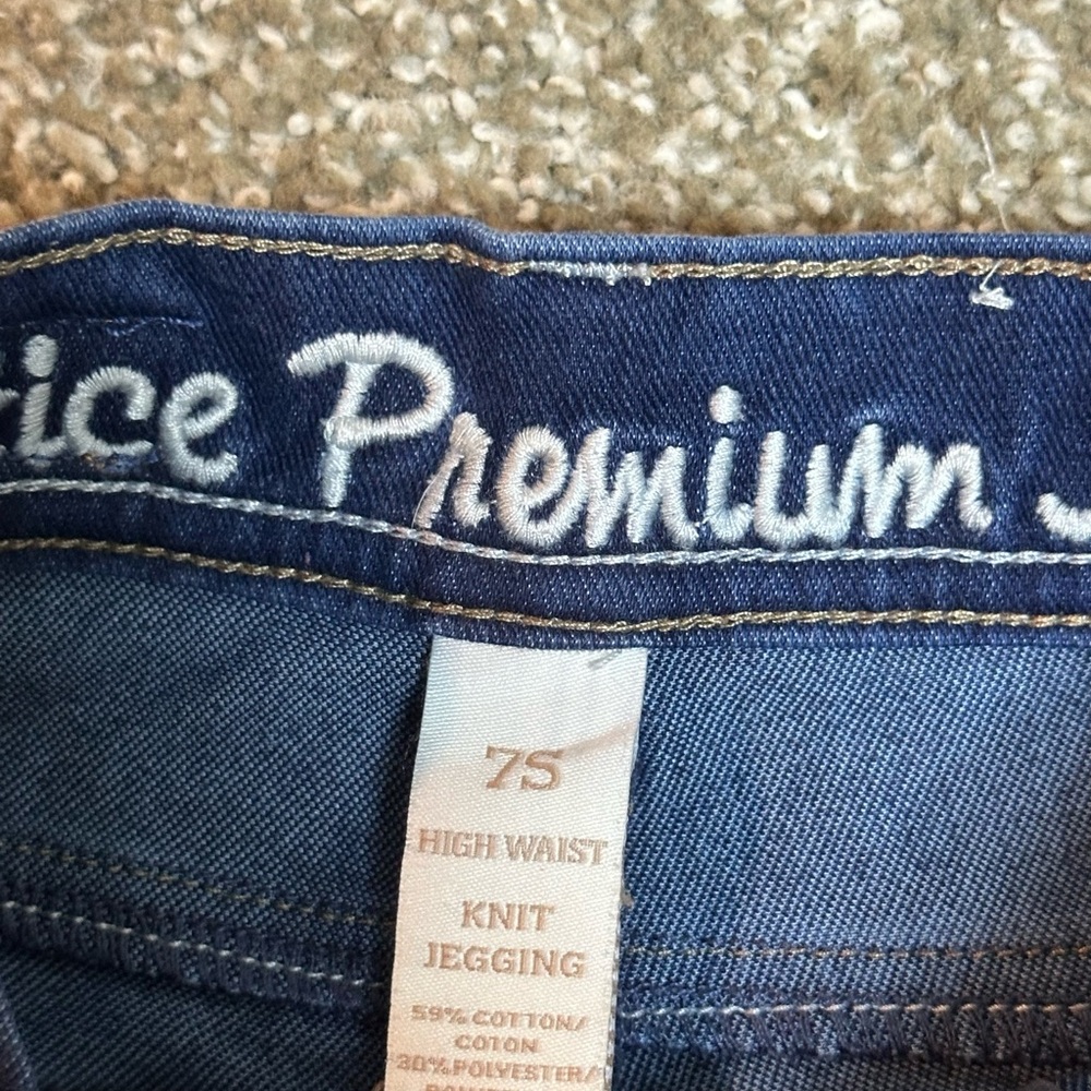 LOT of 3 Girls Skinny Jeans Bundle - Justice & Old Navy - Size 7 - Picture 13 of 16